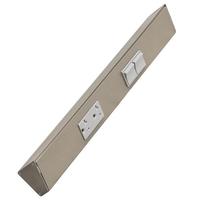 Task Lighting 18" 20 amp 120 volt Satin Nickel 2 Single Pole Switch/Receptacle Combination Power Strip